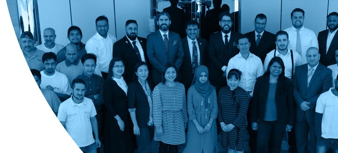 The MCB team together