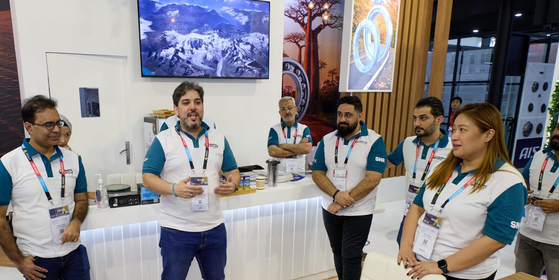 MCB team at the Automechanika Dubai booth